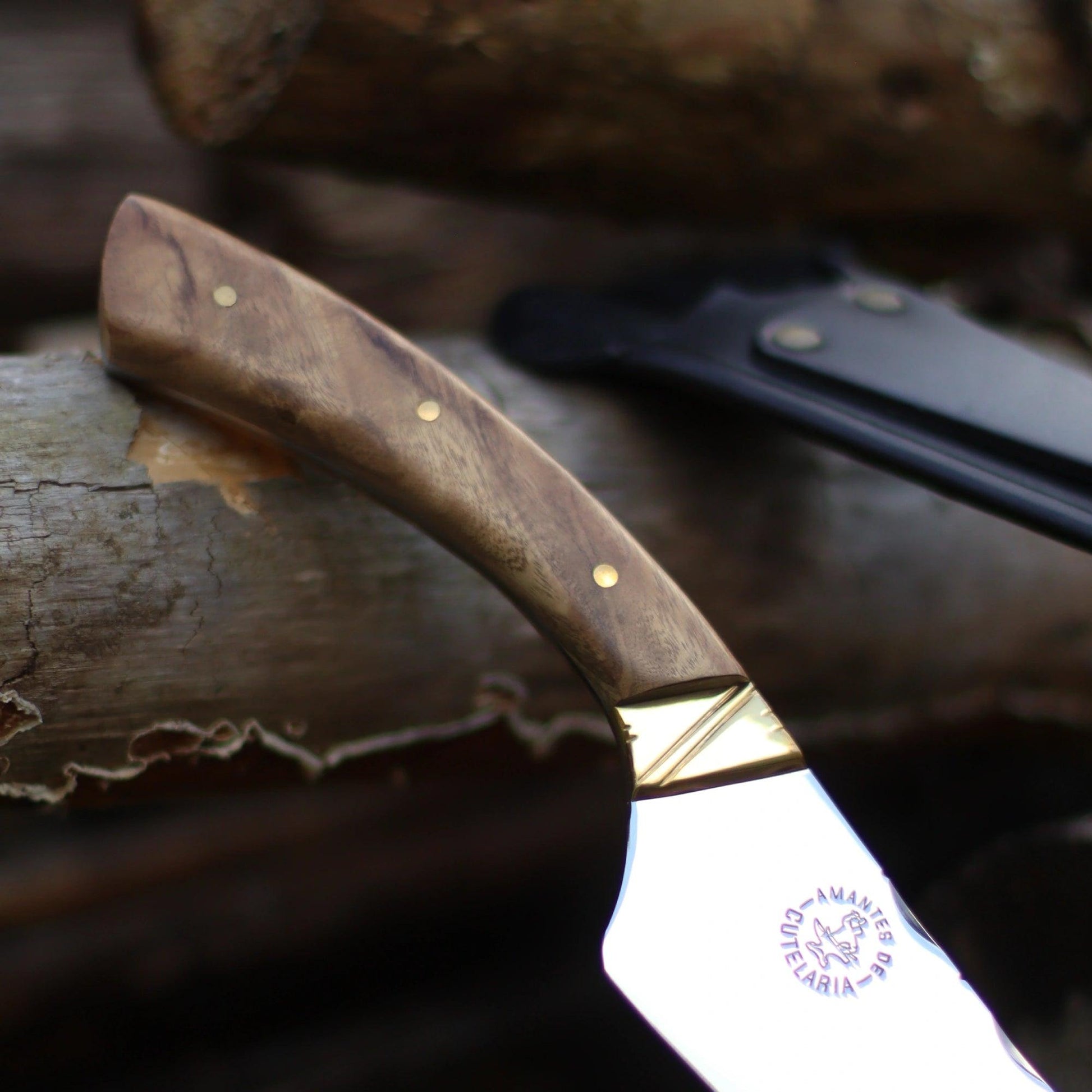 Faca Churrasco Artesanal Personalizada BBQ Turca | Aço Inox 10" - Amantes de Cutelaria