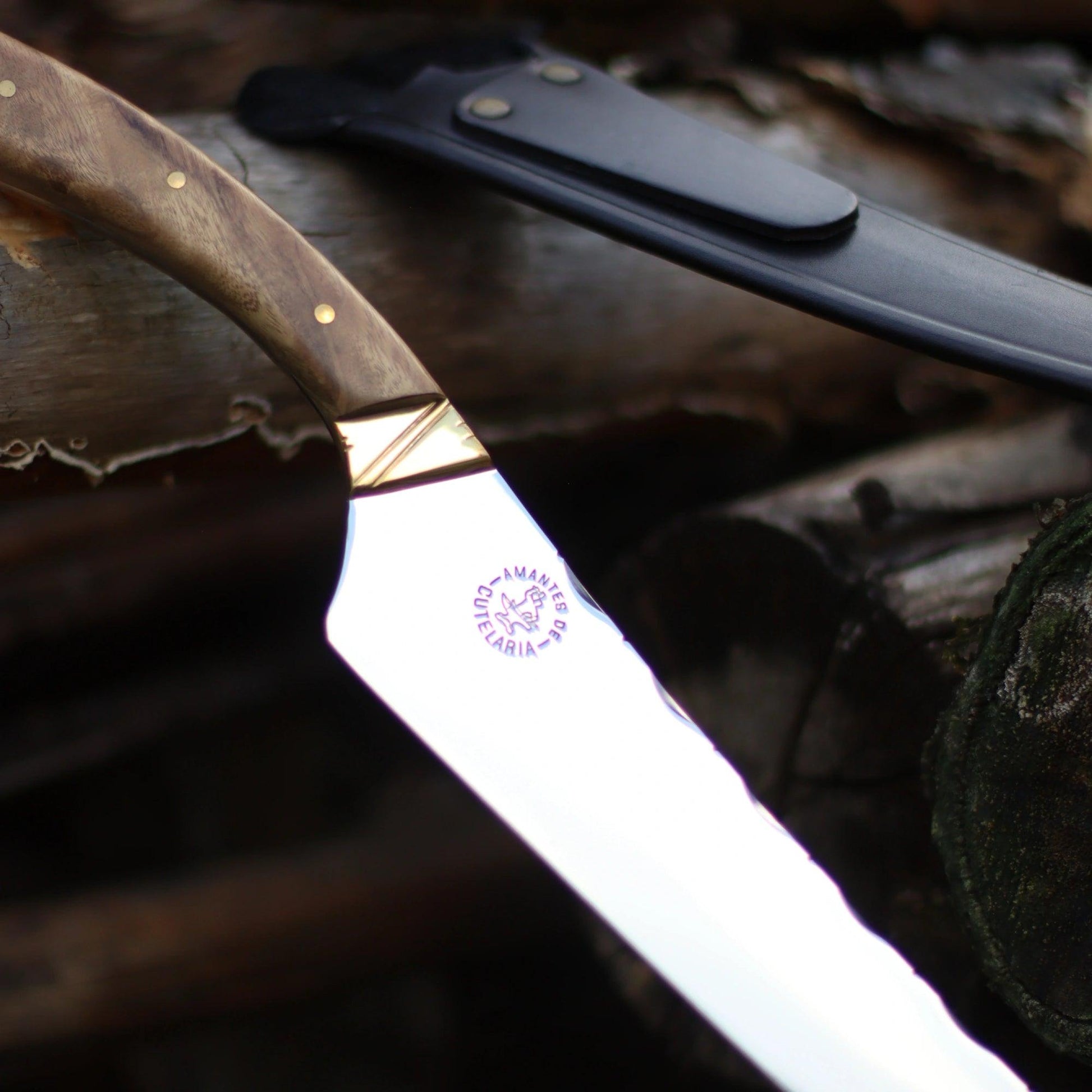 Faca Churrasco Artesanal Personalizada BBQ Turca | Aço Inox 10" - Amantes de Cutelaria