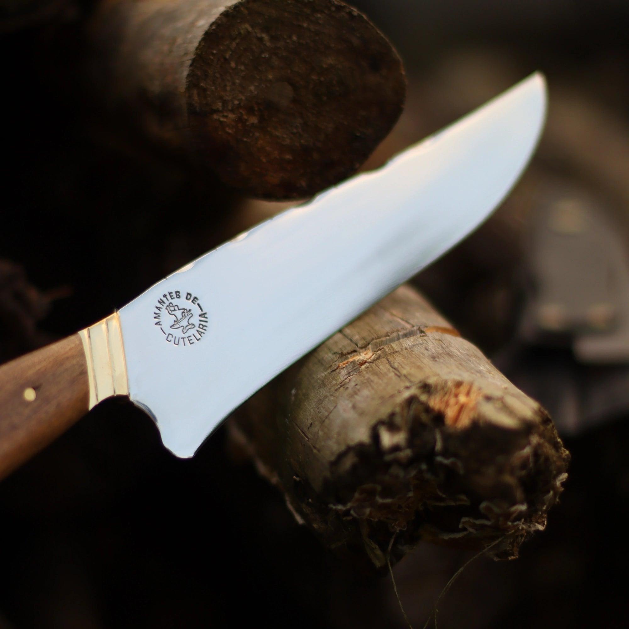 Faca Churrasco Artesanal Personalizada Gaúcha | Aço Inox 8" - Amantes de Cutelaria