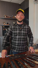 Faca Churrasco Artesanal Personalizada Picanheira Isca | Aço Inox 10"