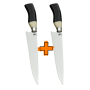 Kit 2 Facas Artesanais para Churrasco Aço Inox  | 9"