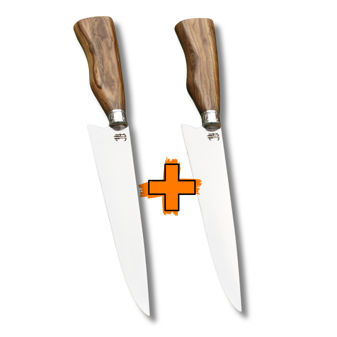 Kit 2 Picanheiras Artesanais para Churrasco Aço Inox  | 9"